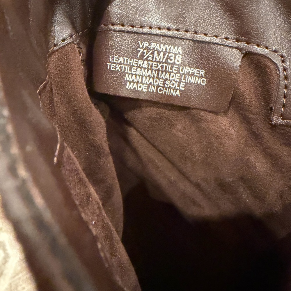 Vince Camuto Brown Panyma Riding Boots/Women/ Size 7.5/ Like New - Picture 9 of 13